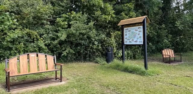 New Benches Holt Green